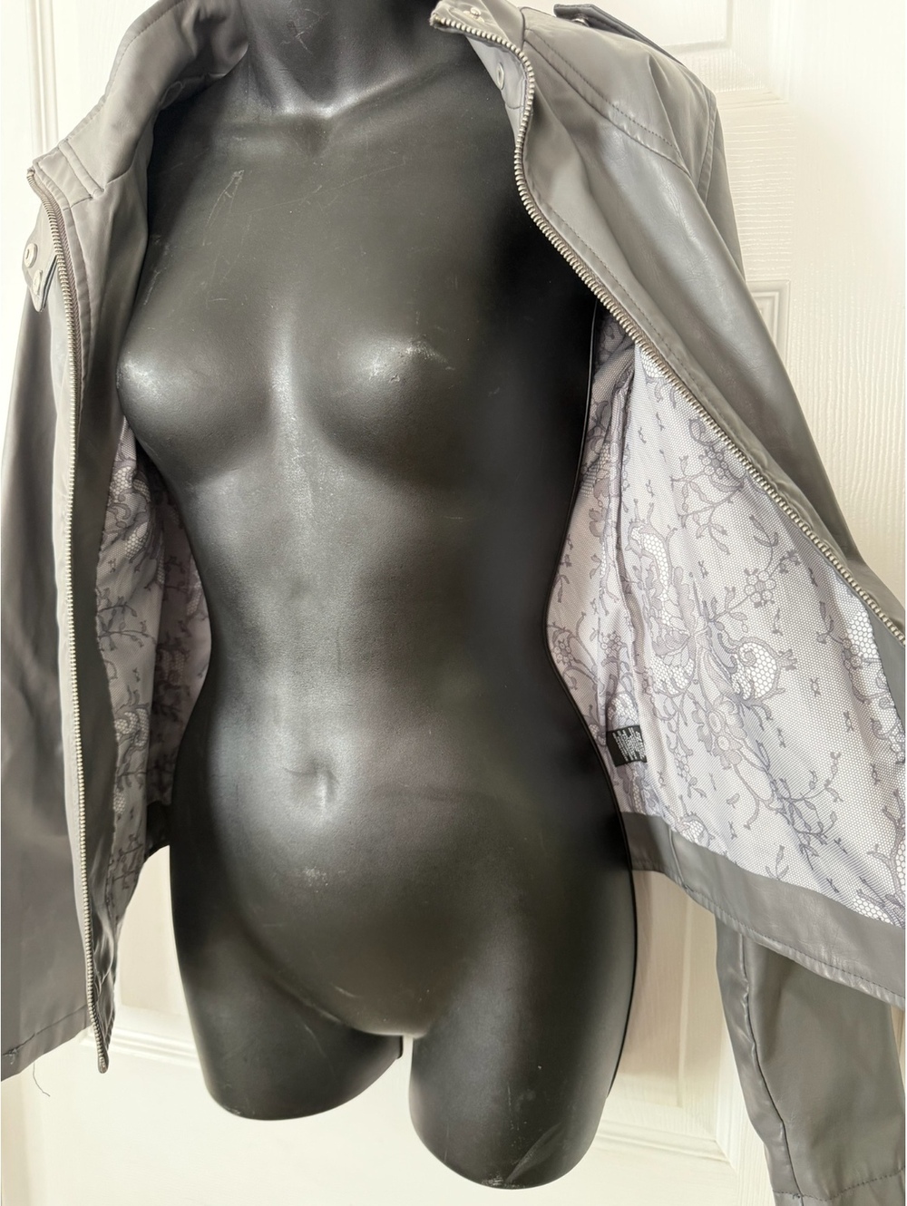 Therapy gray moto jacket - Picture 4 of 7